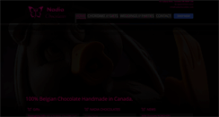 Desktop Screenshot of nadiachocolates.com